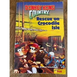 Donkey Kong Country Rescue in Crocodile Isle Troll Book 1st ed 1997 Nintendo